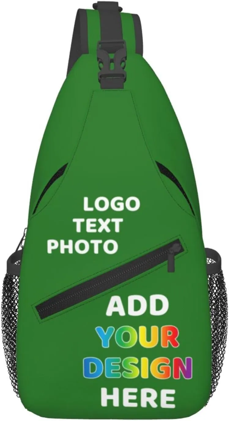 Custom Crossbody Personalized Satchel Shoulder Bags For Optional Color Add Your Text Logo Name Here Purple Messenger Bag