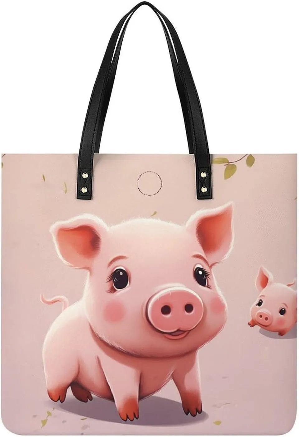 Cute Animal Tote Bag Durable Water-Resistant Handbags Lightweight Tote for Travel Work Book