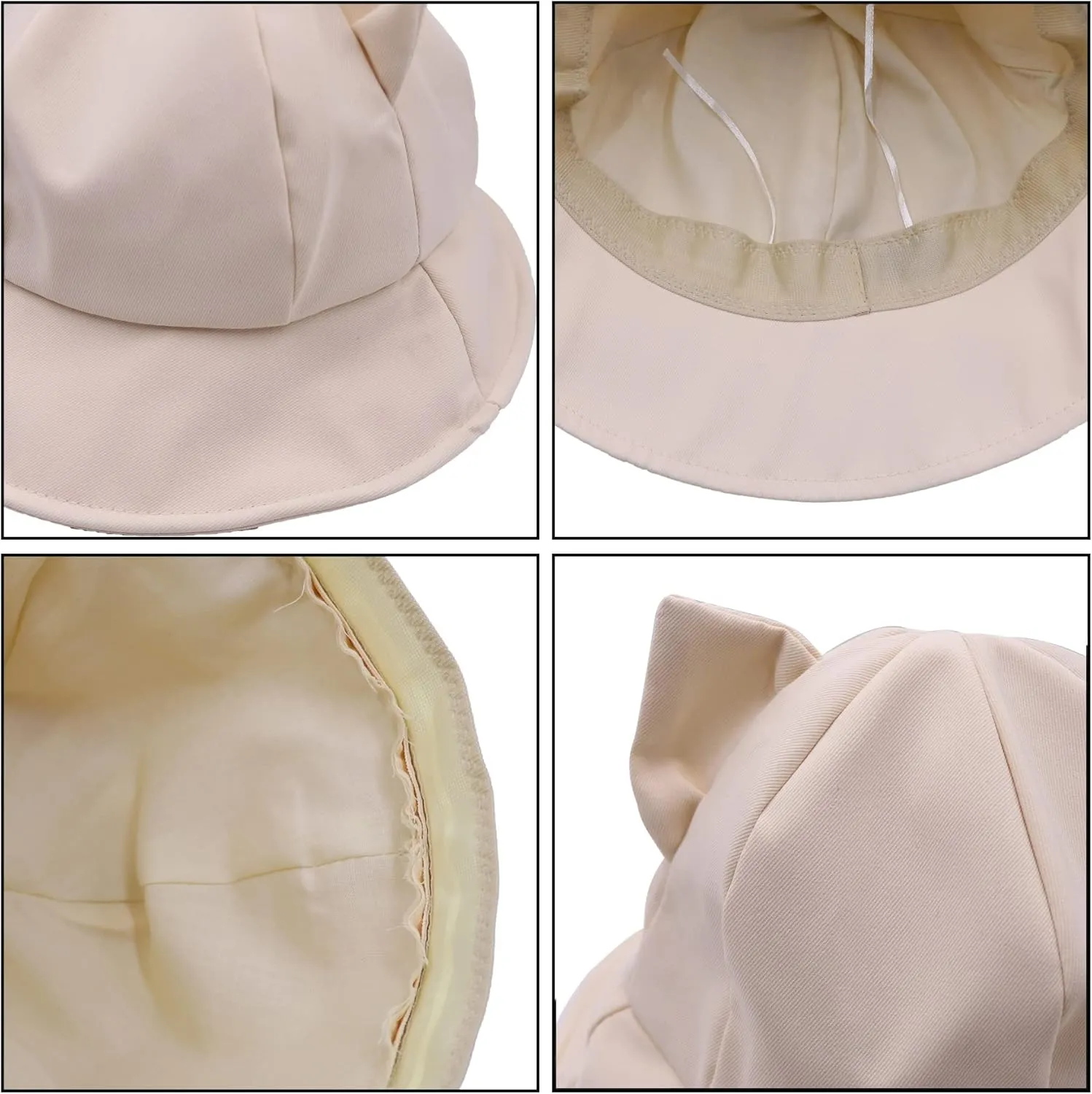Cute Cat Bucket Hat for Women Girls Fisherman Cap Outdoor Wide Brim Bowler Cloche Beanie Cap Winter Fall Solid Color