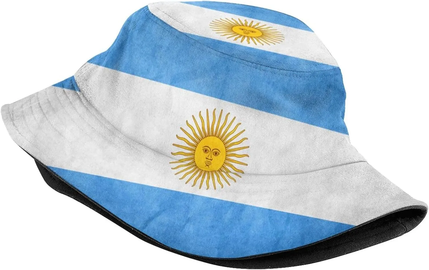 Cute Flag Bucket Hats Fashion Sun Cap Packable Outdoor Patriotic Fisherman Hat for Women Men