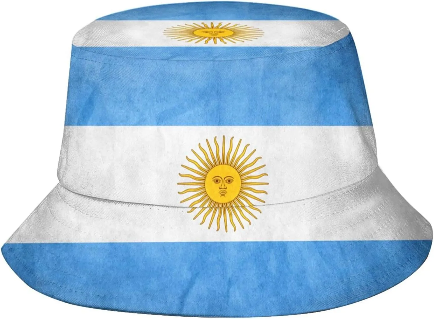 Cute Flag Bucket Hats Fashion Sun Cap Packable Outdoor Patriotic Fisherman Hat for Women Men