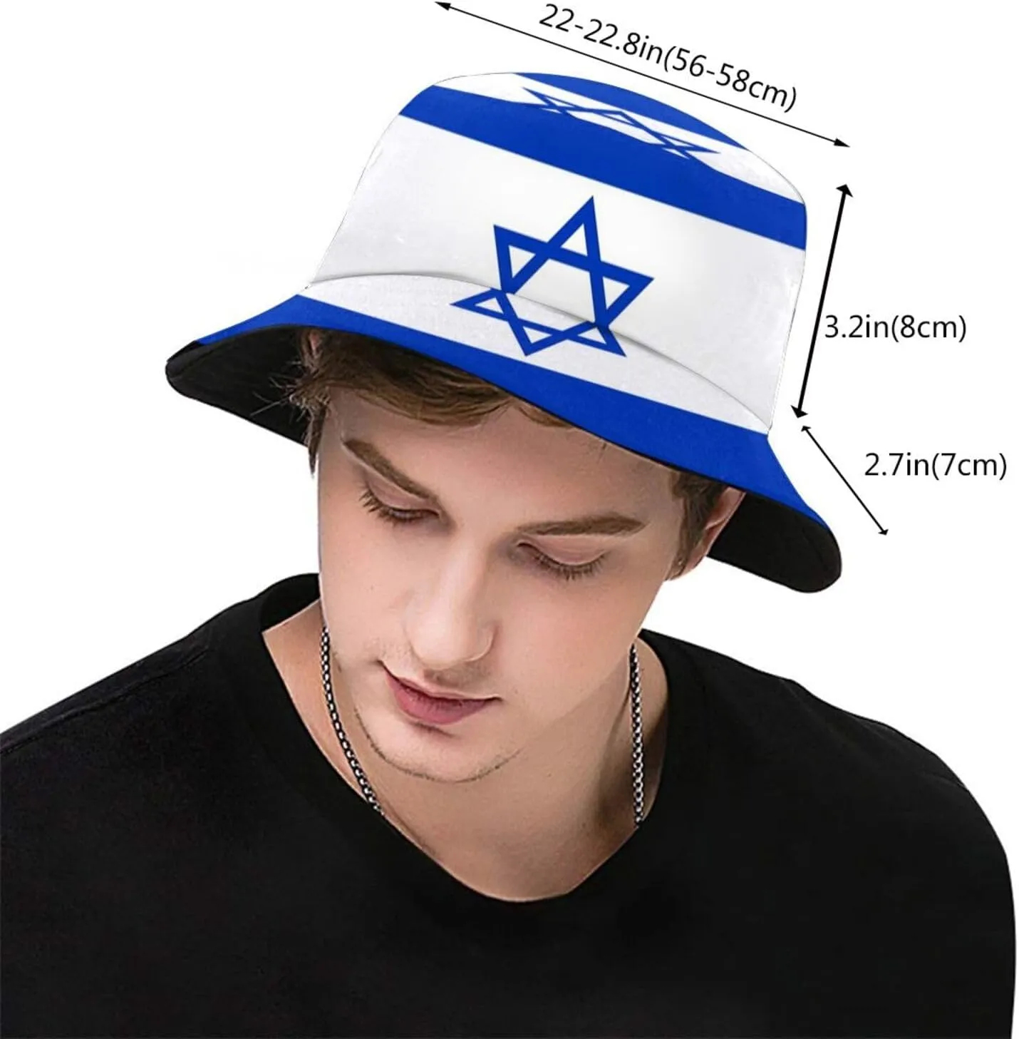 Cute Flag Bucket Hats Summer Travel Sun Hat Packable Patriotic Flag Fisherman Cap for Men Women Adults