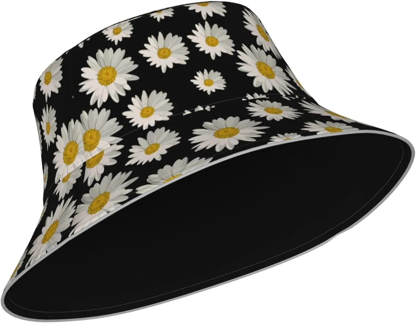 Cute Panda Bucket Hat for Women Men Teens Double-Side-Wear Reversible Summer Beach Sun Hat Packable Fisherman Cap