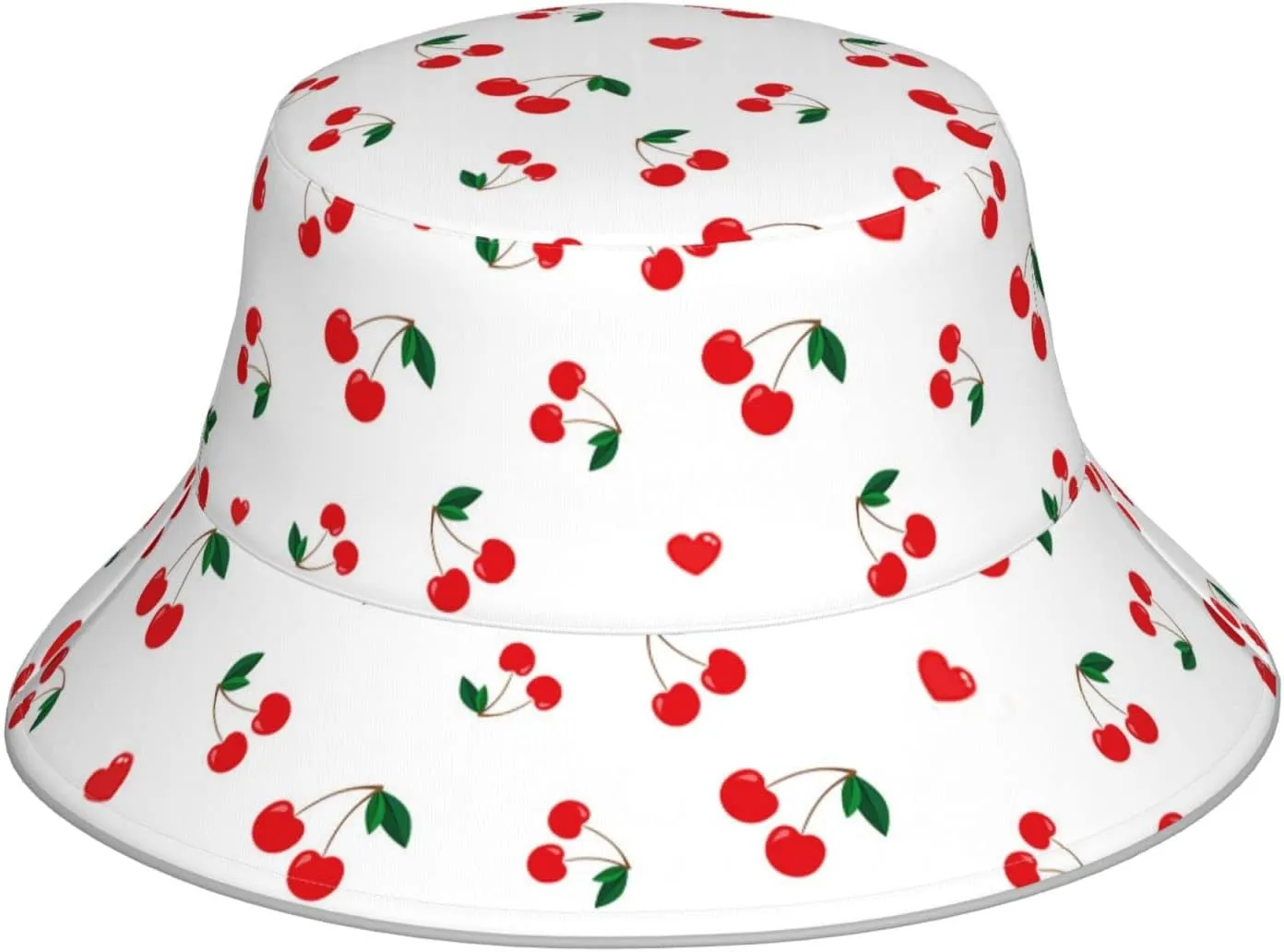 Cute Panda Bucket Hat for Women Men Teens Double-Side-Wear Reversible Summer Beach Sun Hat Packable Fisherman Cap