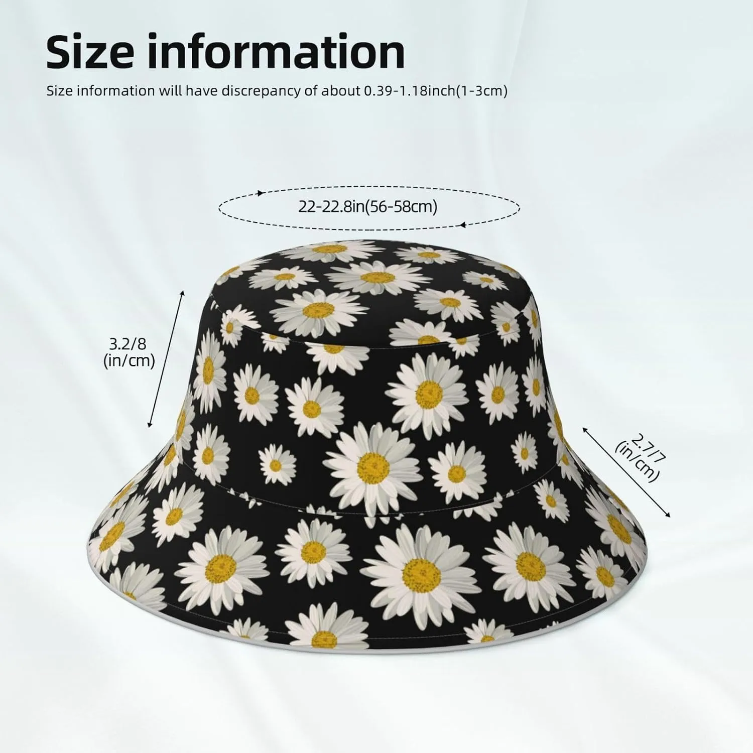 Cute Panda Bucket Hat for Women Men Teens Double-Side-Wear Reversible Summer Beach Sun Hat Packable Fisherman Cap