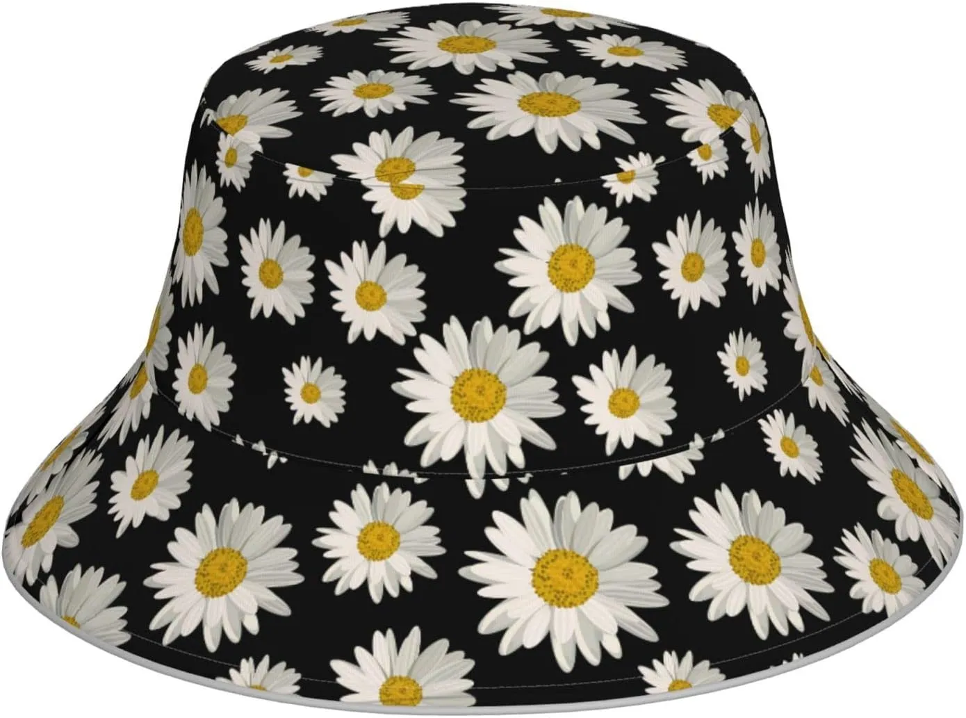 Cute Panda Bucket Hat for Women Men Teens Double-Side-Wear Reversible Summer Beach Sun Hat Packable Fisherman Cap