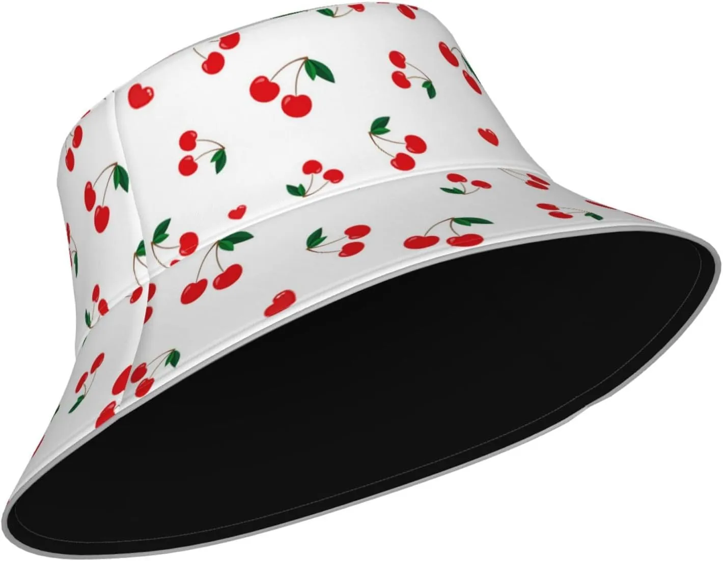 Cute Panda Bucket Hat for Women Men Teens Double-Side-Wear Reversible Summer Beach Sun Hat Packable Fisherman Cap