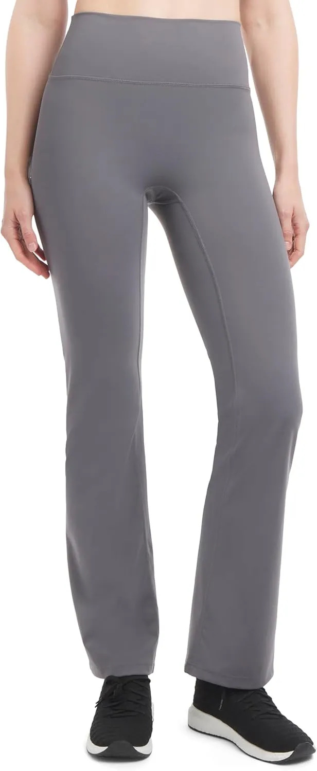 Danskin Women's Active High Waist Straight Leg Yoga Pants