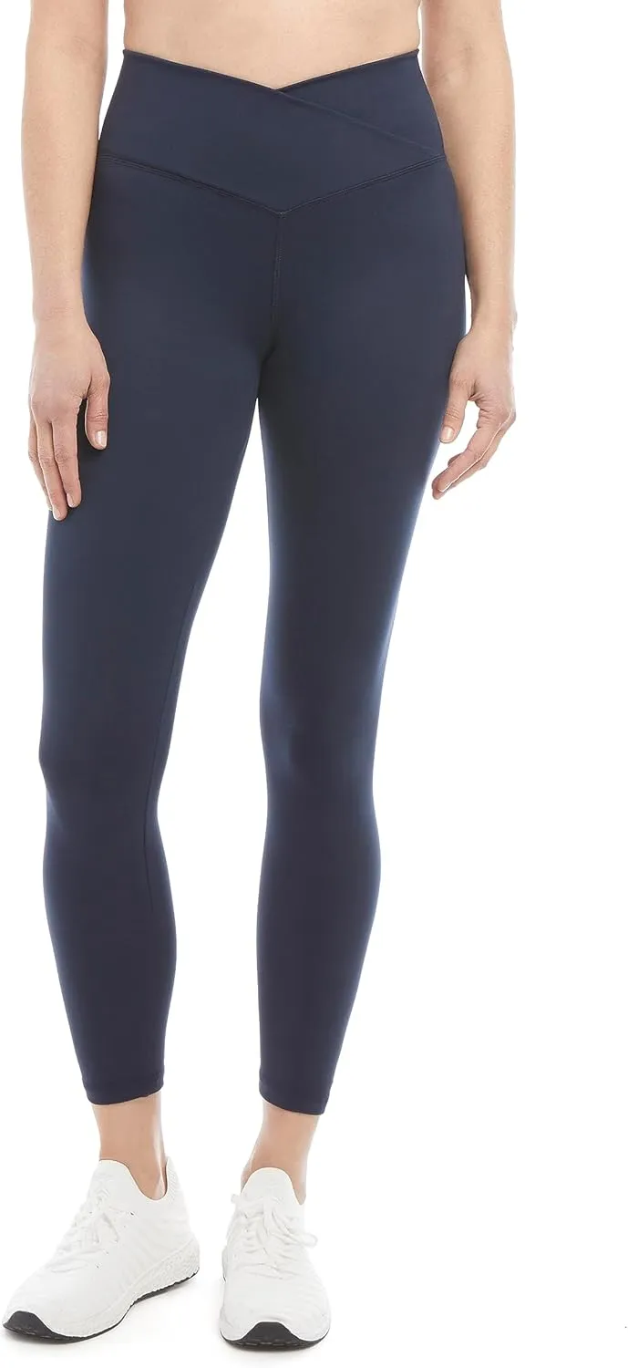 Danskin Women's Crossover Waist 7/8 Legging