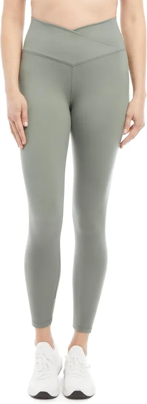 Danskin Women's Crossover Waist 7/8 Legging