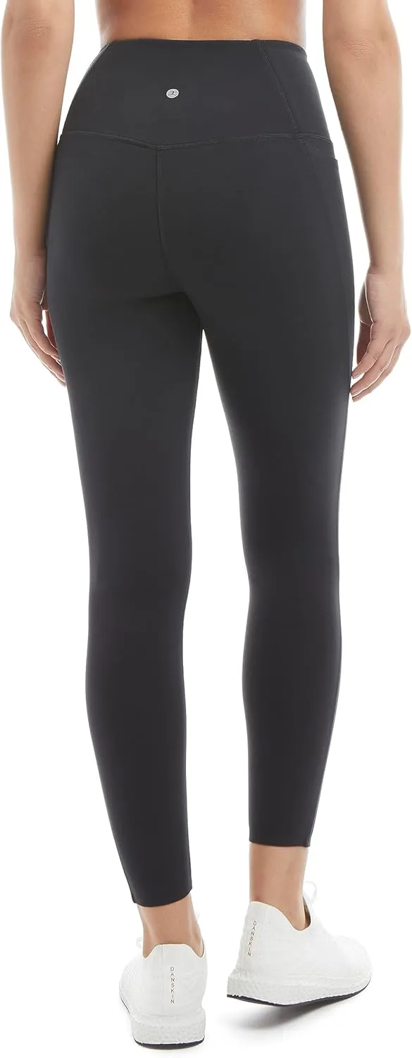 Danskin Women's High Rise Bonded 7/8 Legging