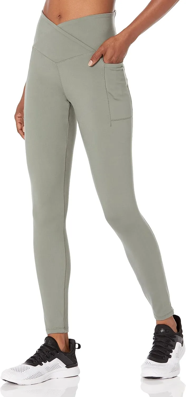Danskin Women's Studio Cross Waist Legging