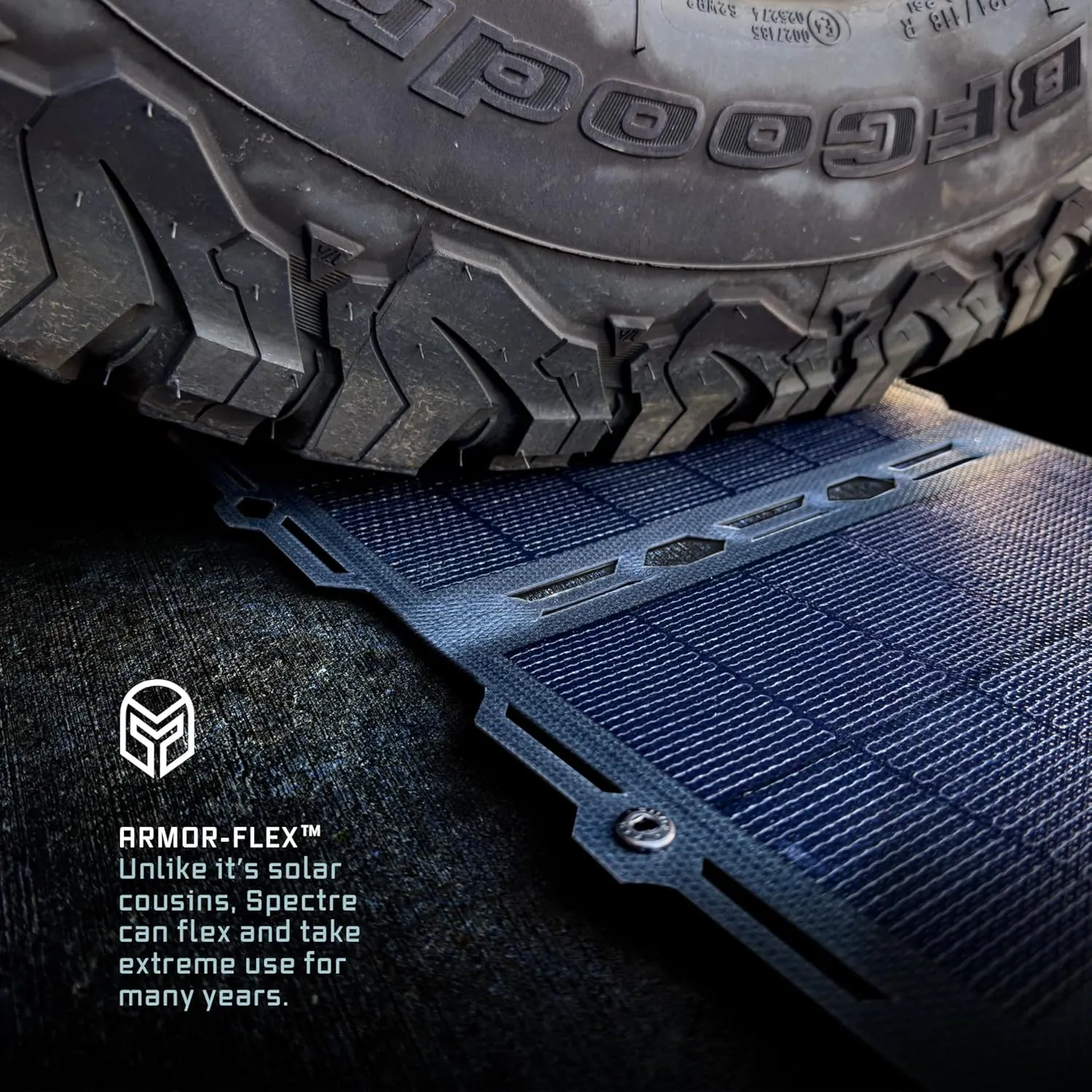 Dark Energy Spectre 18W Folding Solar Panel with Water-Resistant Molle Travel Bag for Electronics | Charge Any Device, Anywhere, Anytime via Solar Panel or Signature Series Wall and Car Adapters
