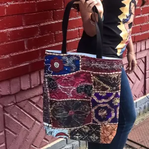 Desi Patchwork Tote Bag