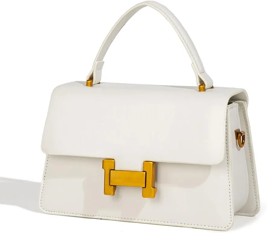 Designer Satchel Purses For Women, Small Cute Crossbody Handbag, Ladies Vegan Leather Top Handle Bags