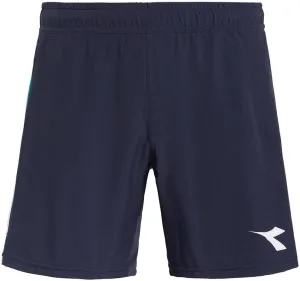 Diadora Mens Bermuda Icon Shorts Tennis Casual Bottoms Casual Drawstring - Blue