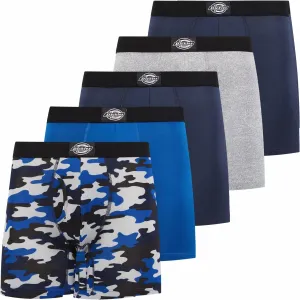 Dickies 5 Pack Mens Boxer Briefs With Pouch, Moisture Wicking Performance Underwear For Men