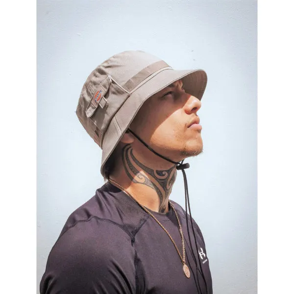 Dickies - Ferriday Utility bucket hat with strip - Khaki OSFM