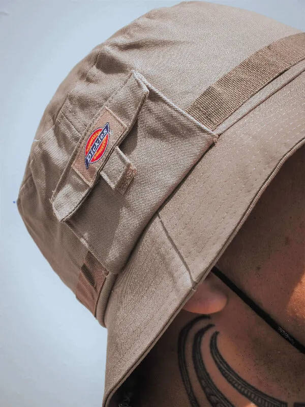 Dickies - Ferriday Utility bucket hat with strip - Khaki OSFM