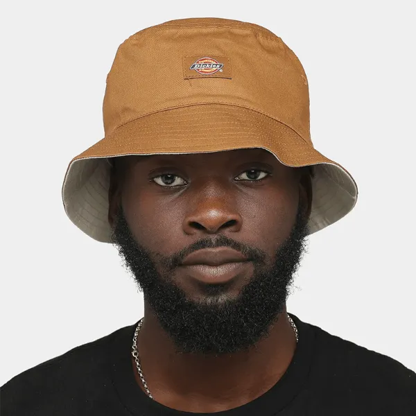 Dickies - Stamford Reversible Bucket Hat - BROWN DUCK/BONE