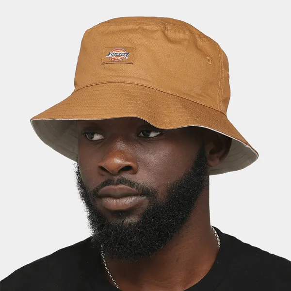 Dickies - Stamford Reversible Bucket Hat - BROWN DUCK/BONE