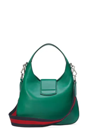 Dionysus Small Embroidered Tigers Hobo Bag Green