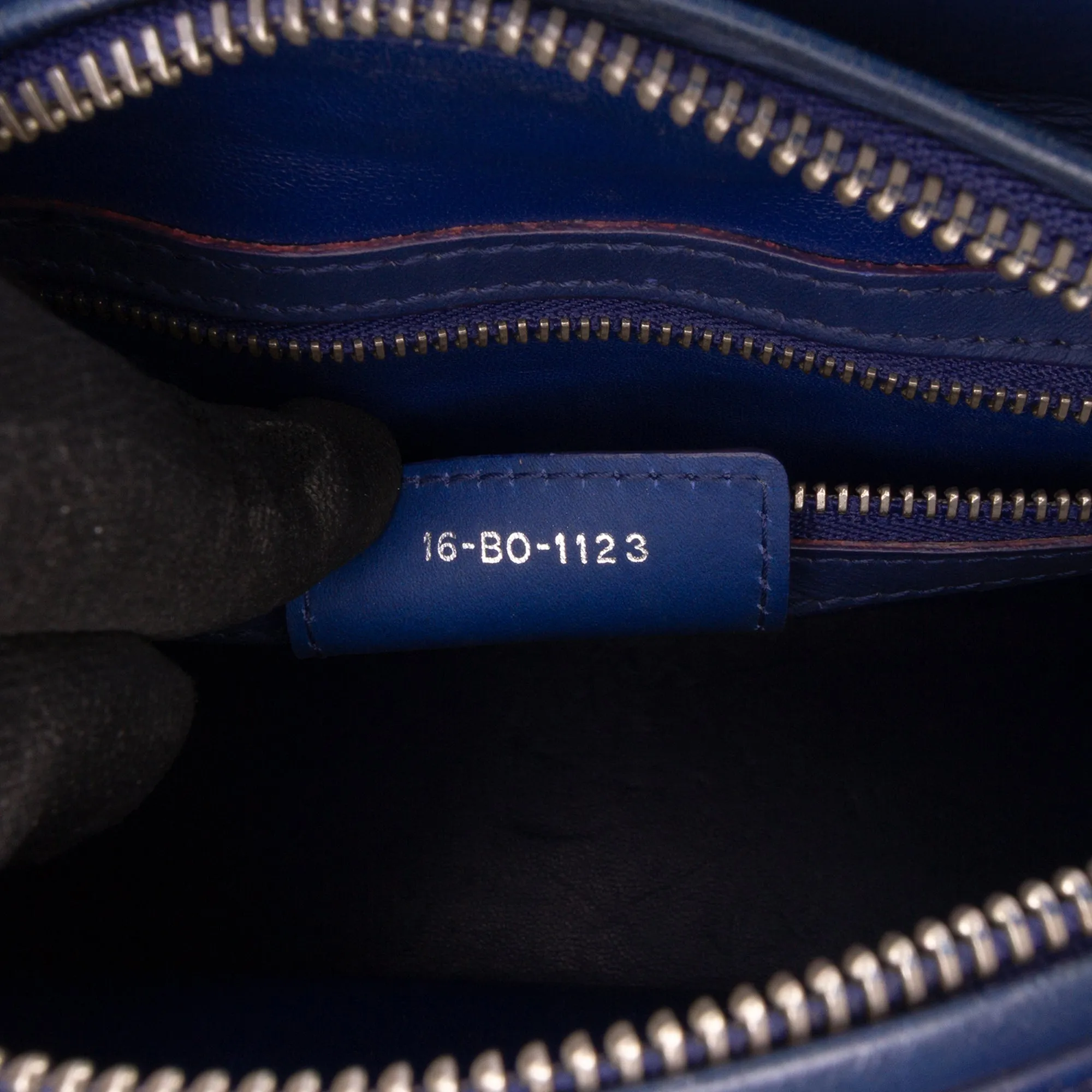 Dior Medium Ultra Matte Calfskin Embossed Cannage Lady Dior