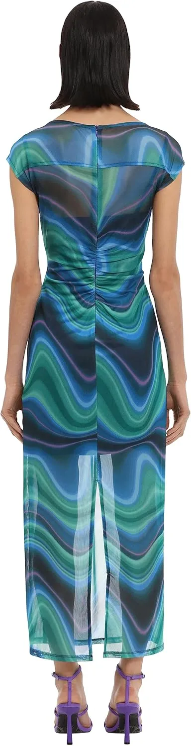Donna Morgan Women's Power Mesh Maxi Event Party Guest of