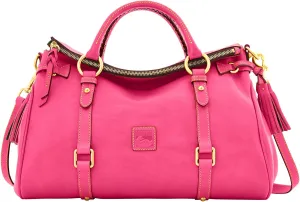 Dooney & Bourke Satchel Bags for Women, Large Florentine Satchel Handbag with Optional Crossbody Bag Strap