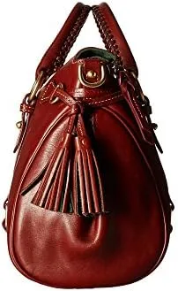 Dooney & Bourke Satchel Bags for Women, Large Florentine Satchel Handbag with Optional Crossbody Bag Strap