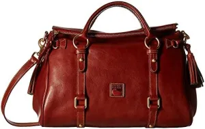 Dooney & Bourke Satchel Bags for Women, Large Florentine Satchel Handbag with Optional Crossbody Bag Strap