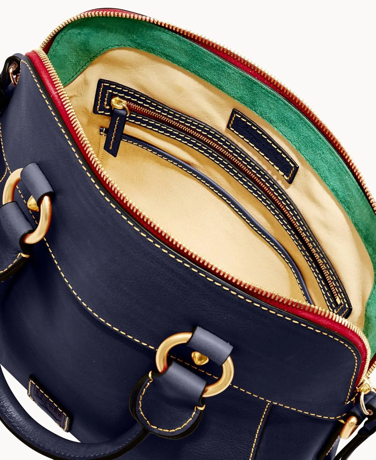 Dooney & Bourke Satchel Handbags for Women, Cameron Florentine Leather Satchel Bag with Optional Crossbody Strap