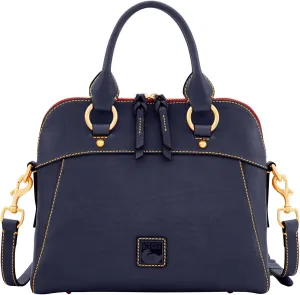 Dooney & Bourke Satchel Handbags for Women, Cameron Florentine Leather Satchel Bag with Optional Crossbody Strap