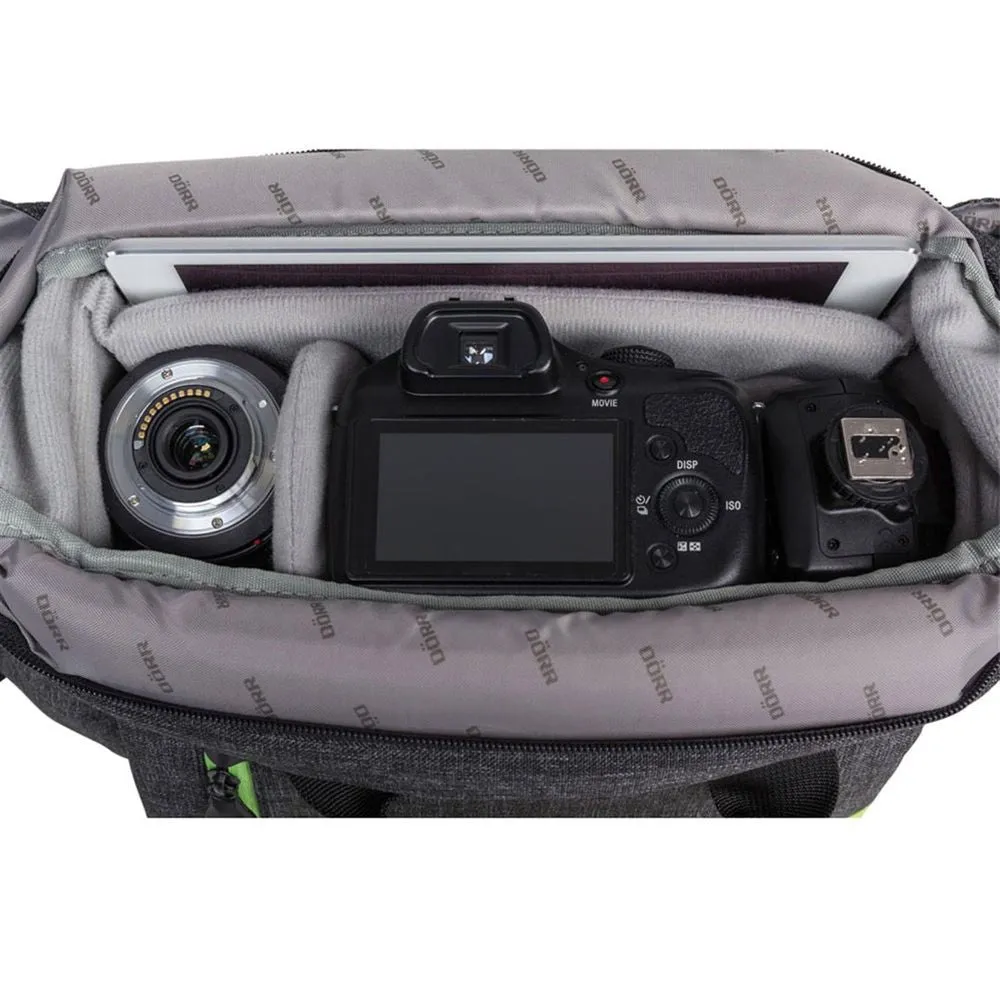Dorr City Pro Messenger Photo Bag - XS Grey/Blue