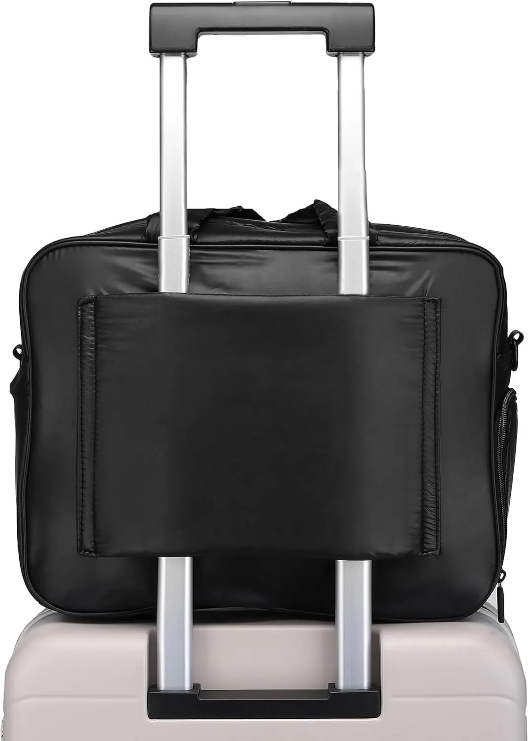 Duffel Weekender Bag, Puffer Tote Gym Bag for Women, Large Capacity Travel Duffle Bags with Shoe Compartment