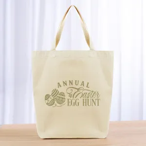 Easter Egg Hunt Tote Bag - khaki