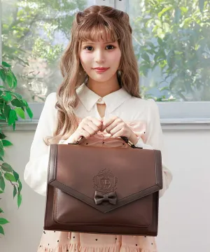 Emblem Embossed Satchel
