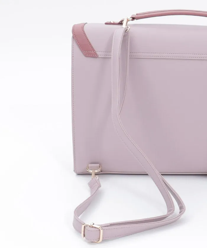 Emblem Embossed Satchel