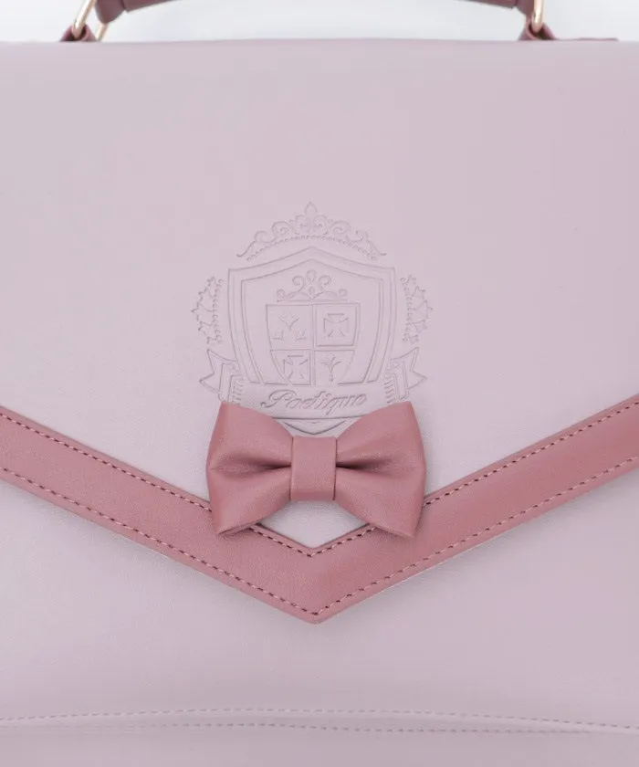 Emblem Embossed Satchel