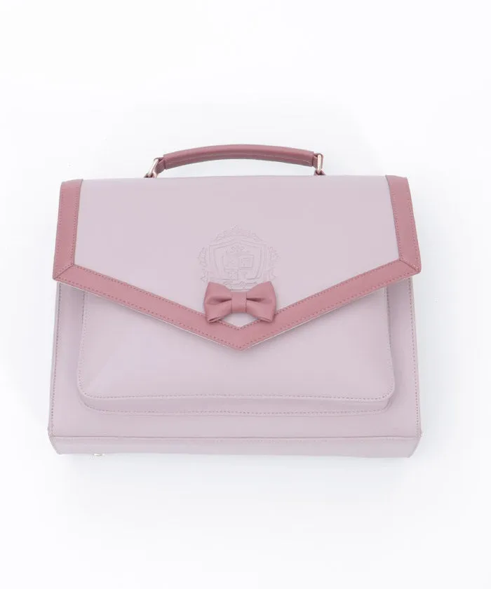 Emblem Embossed Satchel