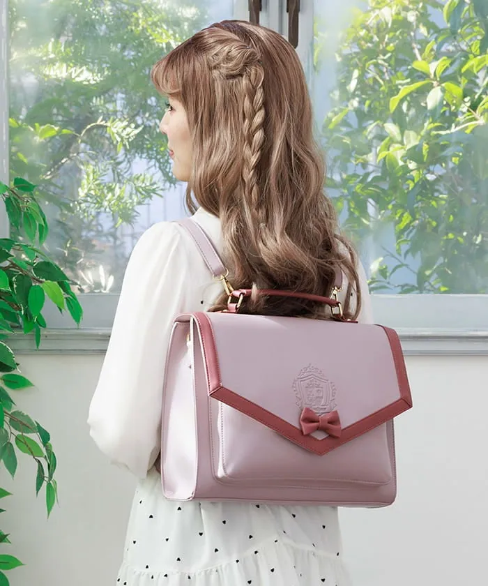 Emblem Embossed Satchel