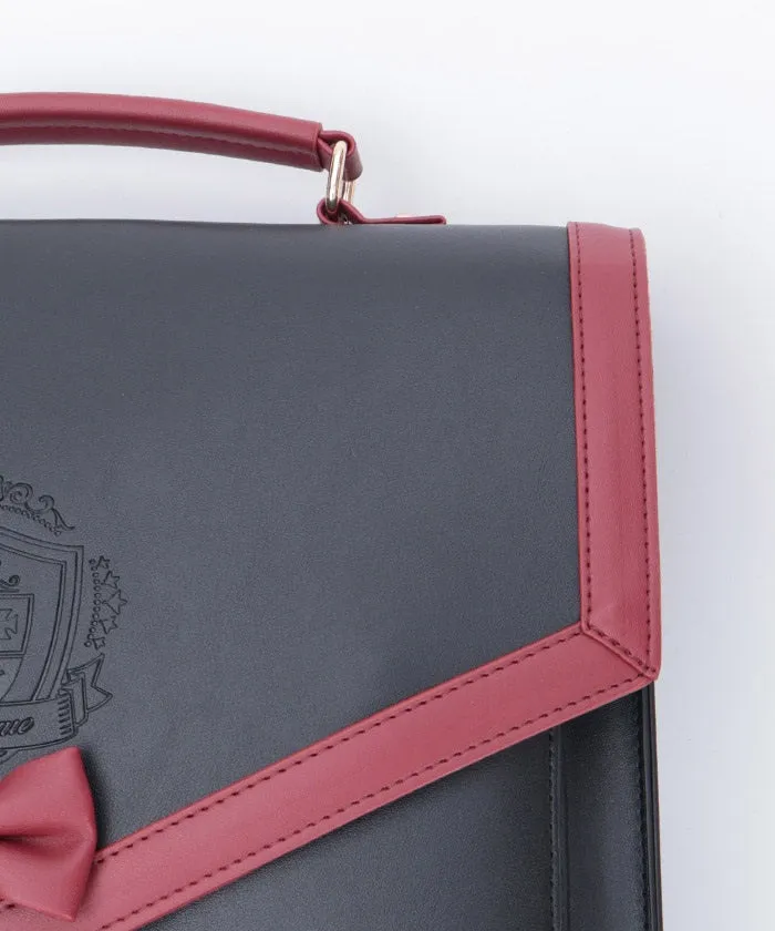 Emblem Embossed Satchel