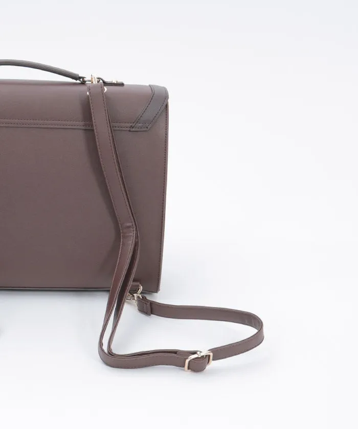Emblem Embossed Satchel
