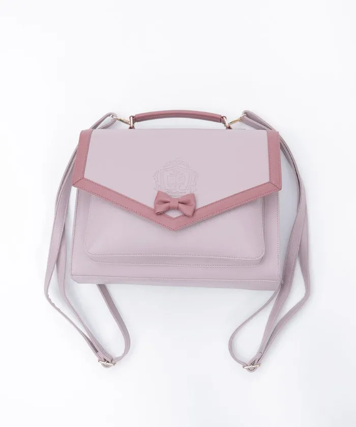 Emblem Embossed Satchel