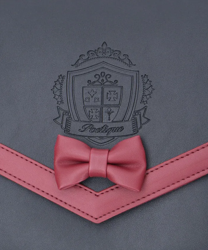 Emblem Embossed Satchel
