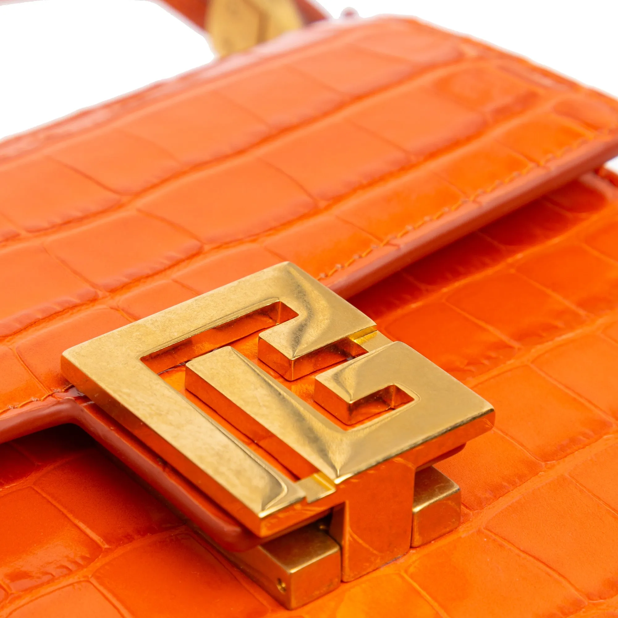 Embossed Calfskin Ely Satchel
