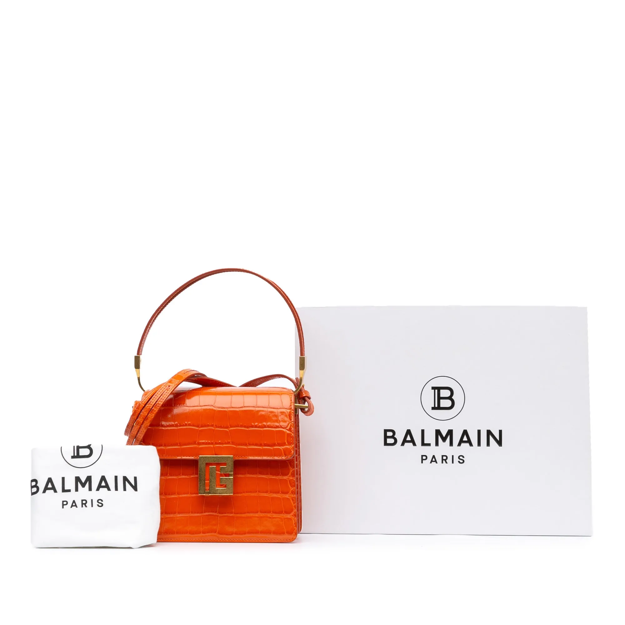 Embossed Calfskin Ely Satchel