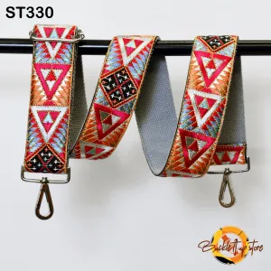 Embroidered Purse Strap Crossbody Strap for Purses Boho Bags Strap Embroidery Replacement Strap Boho Guitar Strap Handbag Strap gift for her