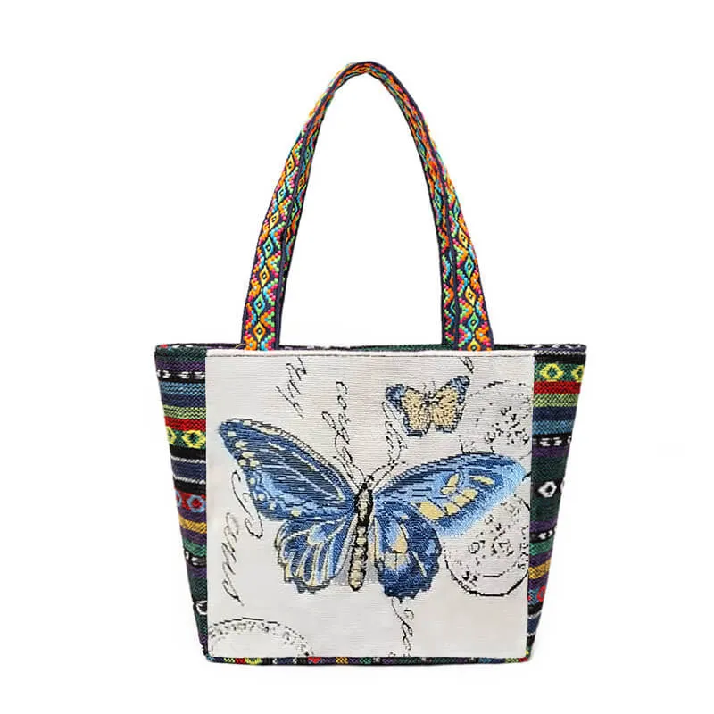 Embroidery master handbag