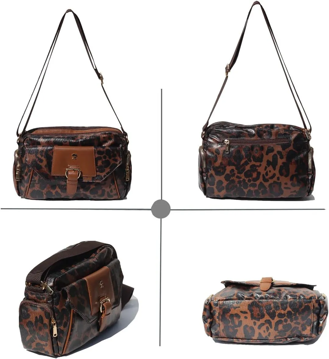 ESVAN Crossbody Bags for Women, Fashion Purses for Women Handbags Shoulder Bag with 2 Detachable Strap